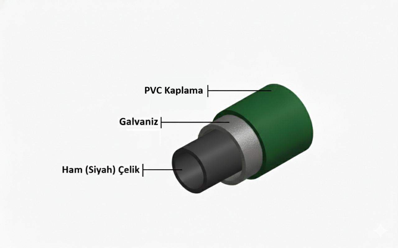 PVC kaplama örneği